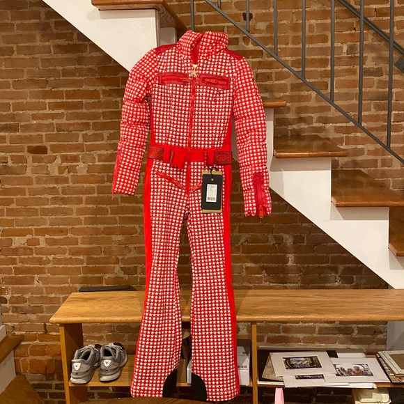 NWT Goldbergh Starstruck Ski Jumpsuit in Flame - Picture 2 of 8